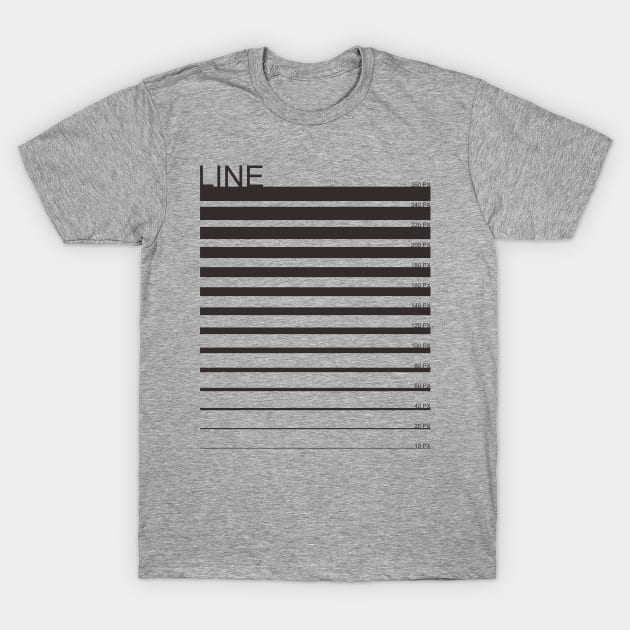 The Line T-Shirt by ganola